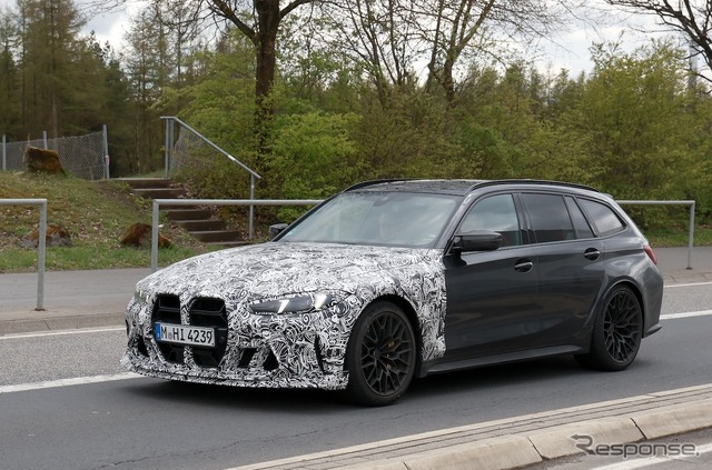 BMW M3 CS ツーリング プロトタイプ(スクープ写真)