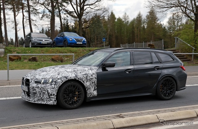 BMW M3 CS ツーリング プロトタイプ（スクープ写真）