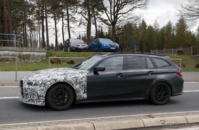 BMW M3 CS ツーリング プロトタイプ(スクープ写真)