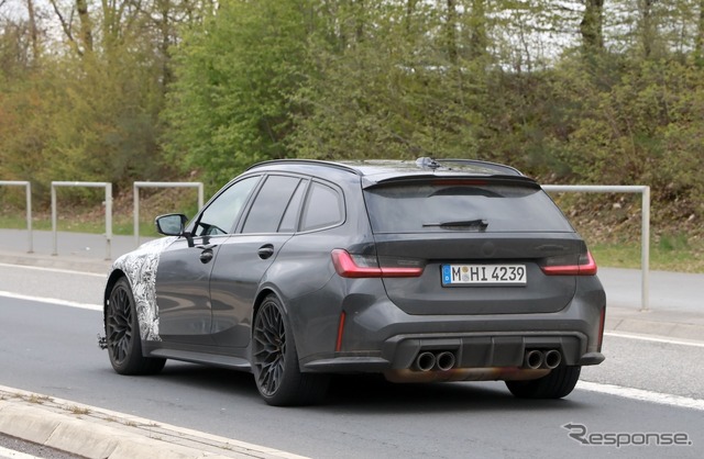 BMW M3 CS ツーリング プロトタイプ(スクープ写真)