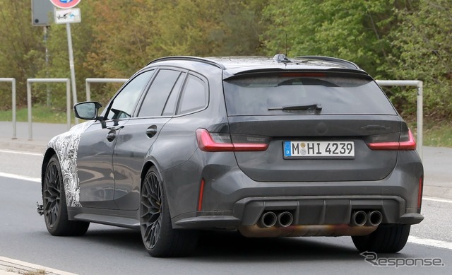 BMW M3 CS ツーリング プロトタイプ(スクープ写真)