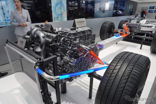 BYDのPHEVプラットフォーム(北京モーターショー2024)