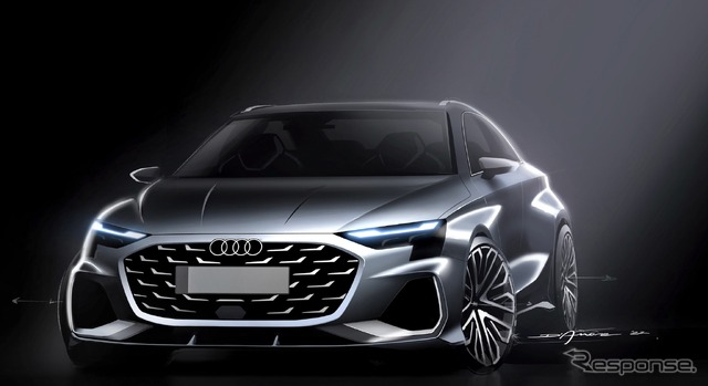 アウディS3改良新型デザインスケッチ
