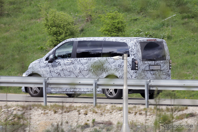 メルセデスベンツ EQV 次期型プロトタイプ(スクープ写真)