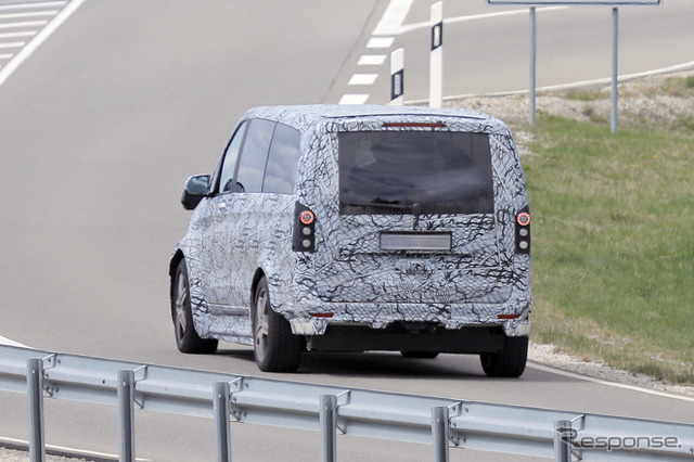 メルセデスベンツ EQV 次期型プロトタイプ(スクープ写真)