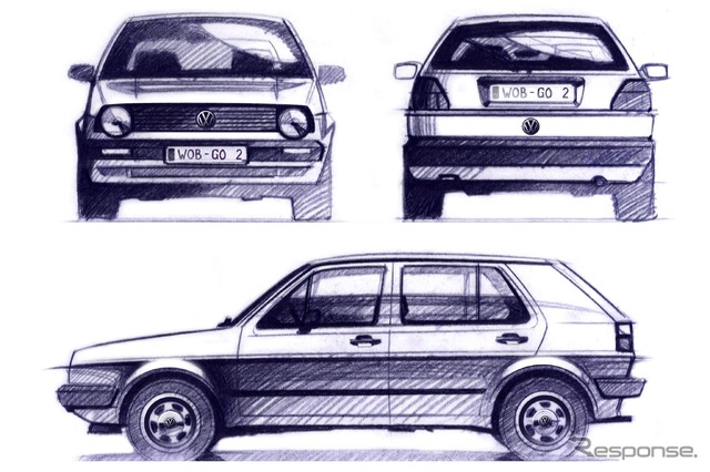 VWゴルフ2代目