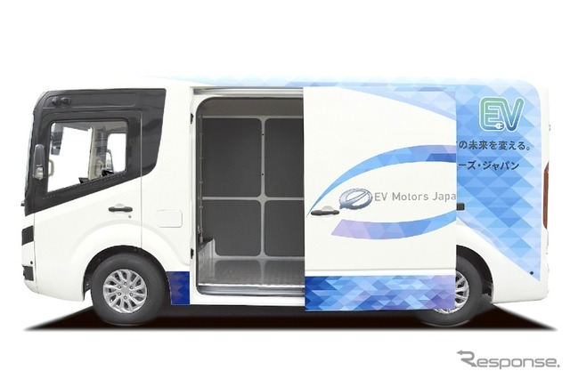 ジャパントラックショー2024出展予定:EVモーターズのEV物流車E1