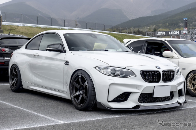 BMW M2×ボルクレーシングTE37 SAGA S-Plus 265/35R18