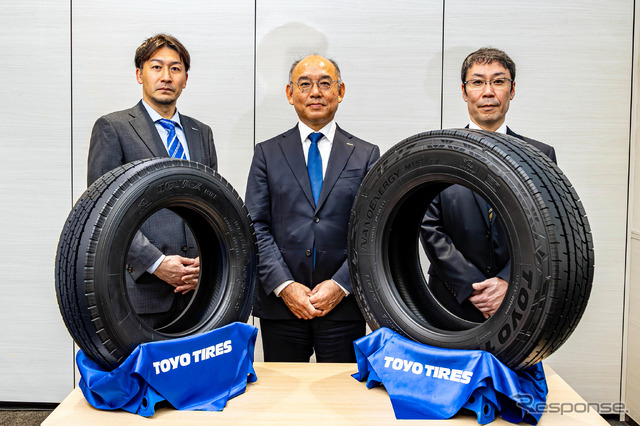 トーヨータイヤが物流業界の未来を創る、小型トラック用リブタイヤ2種類を発売