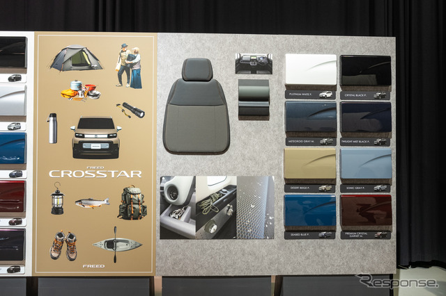 ホンダ フリード 新型のカラー、マテリアル