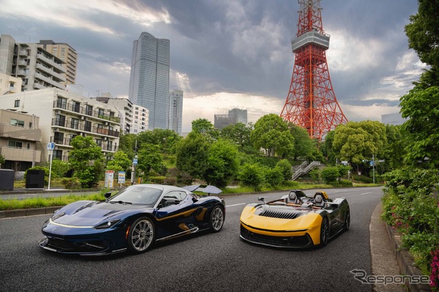 ピニンファリーナ バッティスタ チンクァンタチンクエ(左)と B95(右)