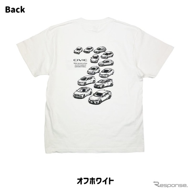 ホンダ・シビック デザインTシャツ