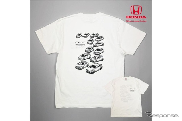 ホンダ・シビック デザインTシャツ