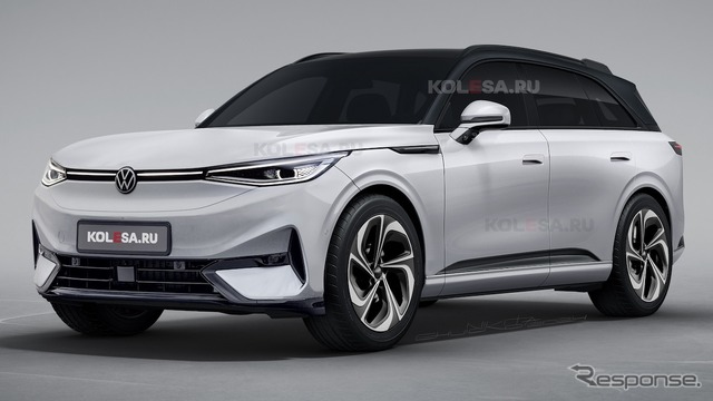 VWとXPENGの共同開発による新型電動SUV（予想CG）