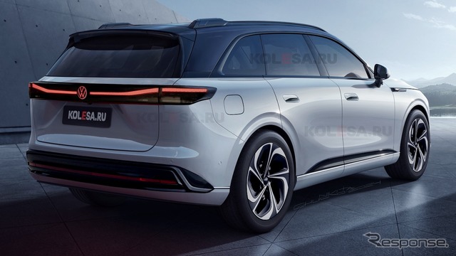 VWとXPENGの共同開発による新型電動SUV（予想CG）
