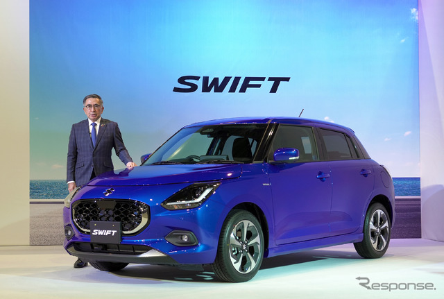 スズキ社長と新型スイフト