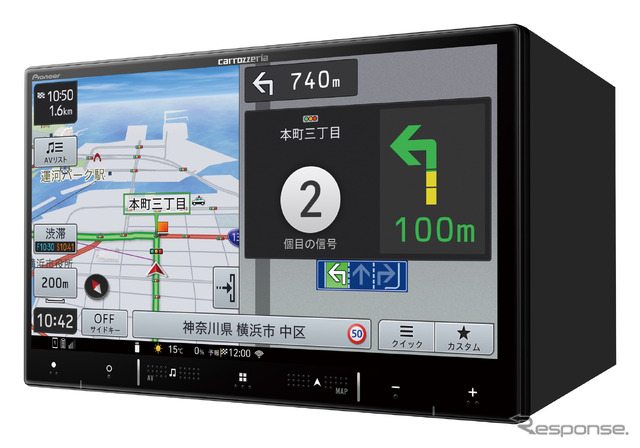 AVIC-RL721(ラージサイズタイプ):8V型 HD/TV/DVD/CD/Bluetooth/SD/チューナー・AV 一体型メモリーナビゲーション