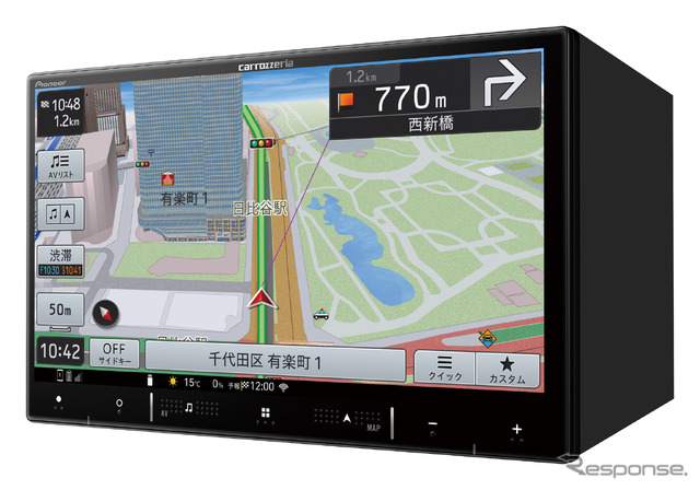 AVIC-RL521(ラージサイズタイプ):8V型 HD/TV/Bluetooth/USB/チューナー・AV 一体型メモリーナビゲーション