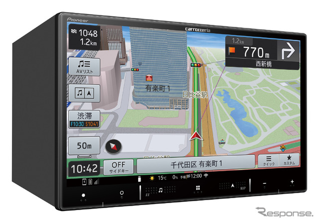 AVIC-RL521(ラージサイズタイプ):8V型 HD/TV/Bluetooth/USB/チューナー・AV 一体型メモリーナビゲーション