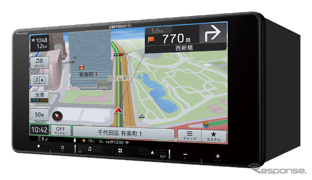 AVIC-RW521(200mm ワイドタイプ):7V型 HD/TV/Bluetooth/USB/チューナー・AV 一体型メモリーナビゲーション