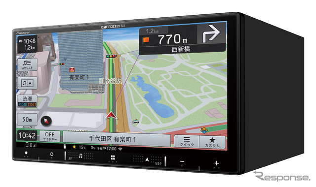 AVIC-RZ521(2D タイプ):7V型 HD/TV/Bluetooth/USB/チューナー・AV 一体型メモリーナビゲーション