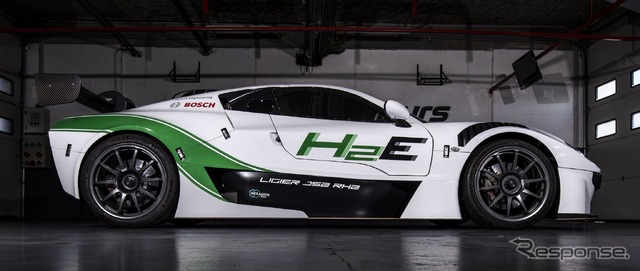 ボッシュの水素エンジン搭載のデモンストレーター車両、リジェ JS2 RH2