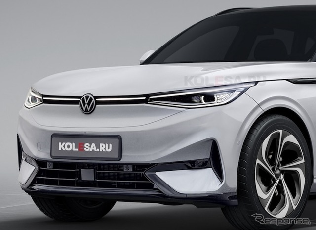 VWとXPENGの共同開発による新型電動SUV（予想CG）