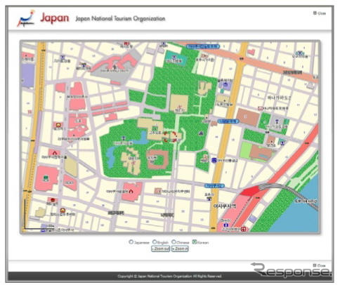 旅行者向け乗り換え＋地図案内サイトがオープン…英語・中国語・韓国語に対応