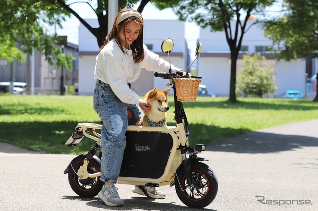 愛犬と旅する電動バイク『Doggie』を発売…愛犬家夫婦が考案