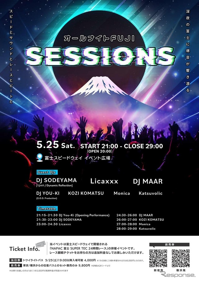 「オールナイト FUJI SESSIONS」