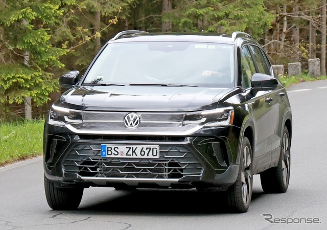 VW タオス 改良新型プロトタイプ(スクープ写真)