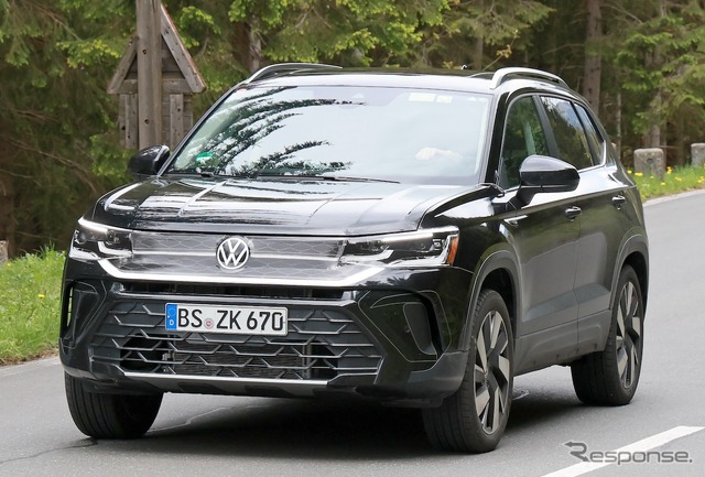 VW タオス 改良新型プロトタイプ(スクープ写真)