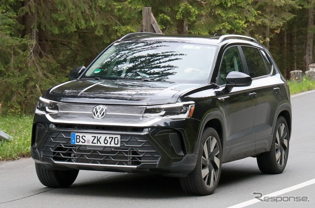 VW タオス 改良新型プロトタイプ(スクープ写真)