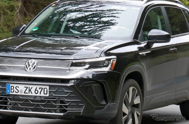VW タオス 改良新型プロトタイプ(スクープ写真)