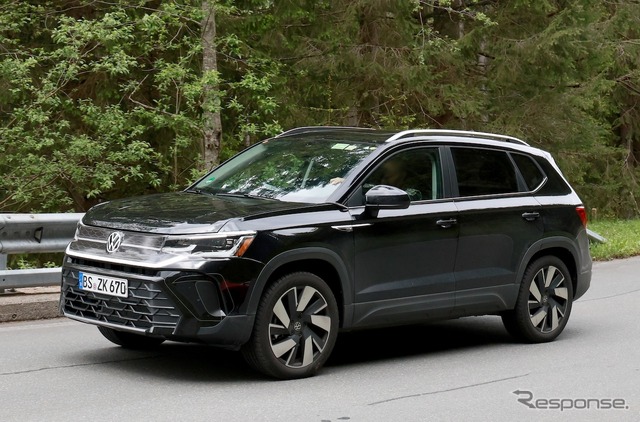 VW タオス 改良新型プロトタイプ(スクープ写真)