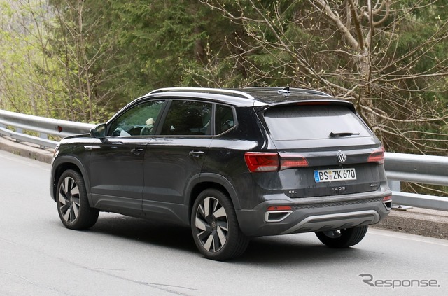 VW タオス 改良新型プロトタイプ(スクープ写真)