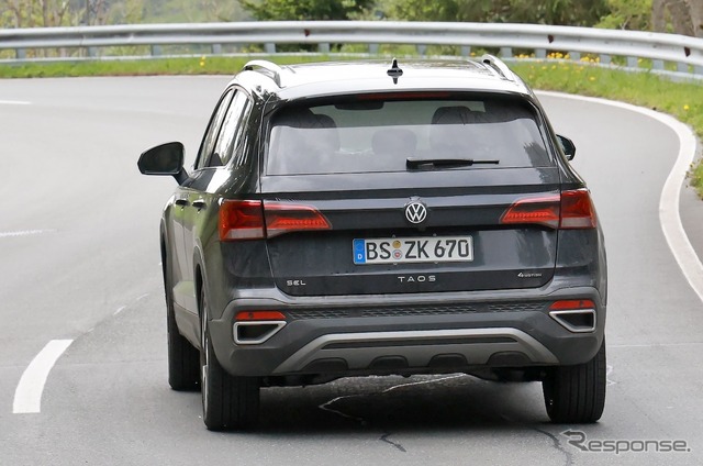 VW タオス 改良新型プロトタイプ(スクープ写真)