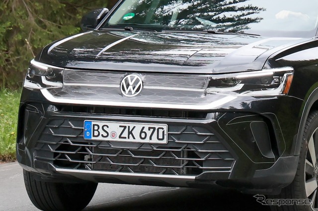 VW タオス 改良新型プロトタイプ(スクープ写真)