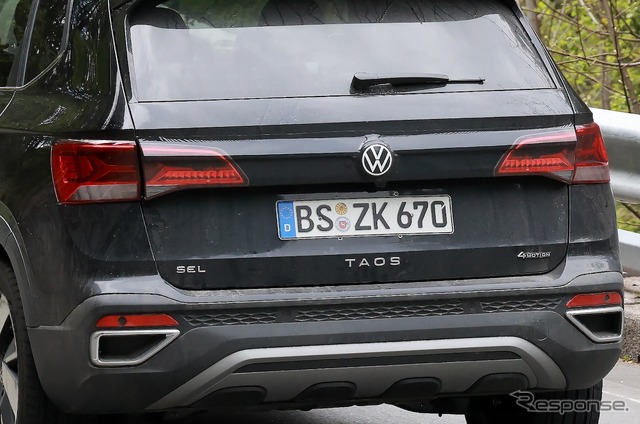 VW タオス 改良新型プロトタイプ(スクープ写真)