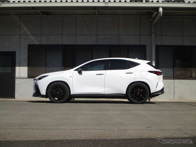 SUSTEC DF210 LEXUS NX350h FF用装着例(ダウン量:フロント 30mmダウン / リア 32mmダウン)