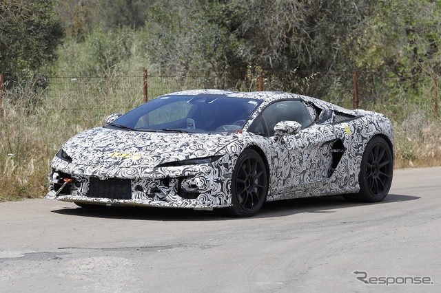ランボルギーニ ウラカン後継モデルのプロトタイプ(スクープ写真)
