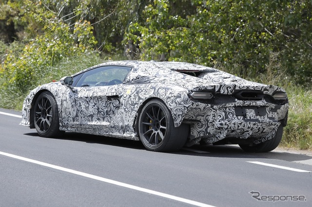 ランボルギーニ ウラカン後継モデルのプロトタイプ(スクープ写真)