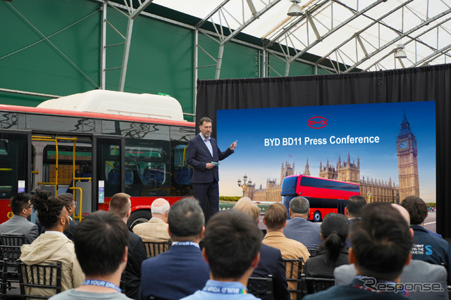 BYDの新型電動2階建てバス『BD11』