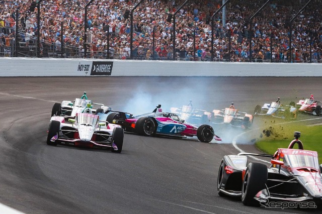 第108回インディ500の模様。