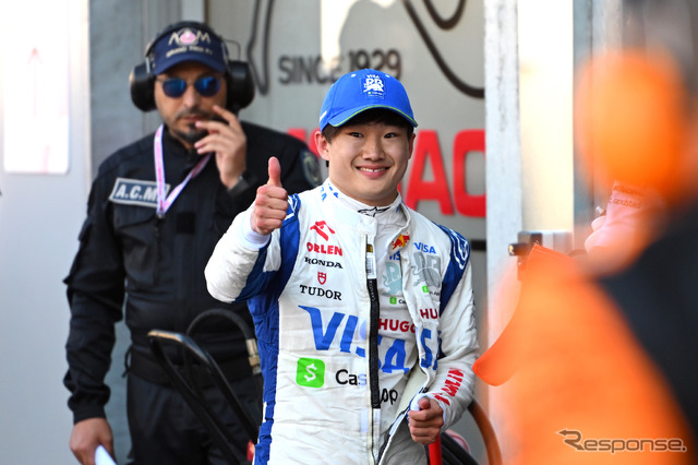 2024年F1モナコGPで8位に入った#22 角田裕毅。