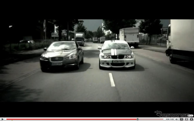 BMW 130i 対 ジャガー XF…熱いリベンジ