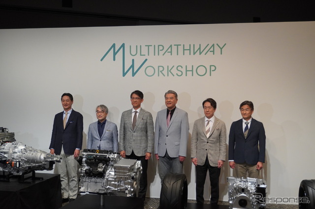 マルチパスウェイワークショップに勢揃いしたトヨタ、スバル、マツダのCEO、CTO