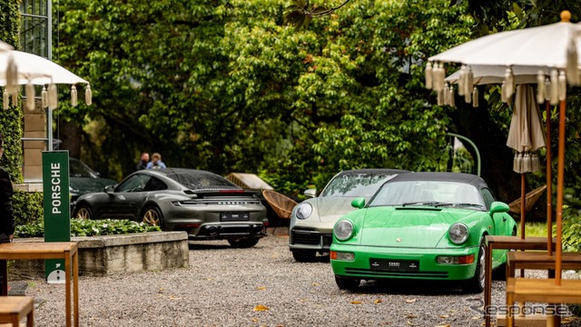 ポルシェがイタリアのコモ湖西岸で開催された「Fuori Concorso」に出展