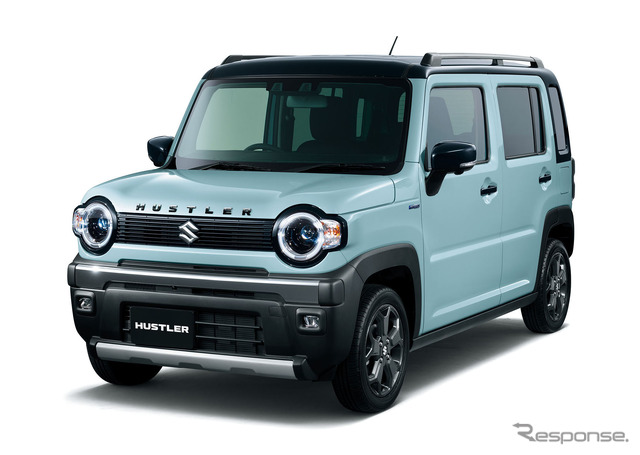 スズキ ハスラー タフワイルド(オフブルーメタリック ブラック2トーン)