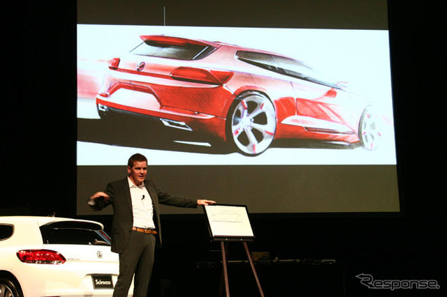 【VW シロッコ 日本発表】100m離れてもわかるデザイン